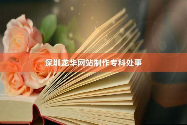 深圳龙华网站制作专科处事